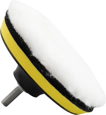 طقم وسادة تلميع HighFree مكون من 38 قطعة من وسادة تلميع رغوة الحفر للسيارة مقاس 3 بوصة و5 بوصة وسادات تلميع للعناية بالسيارة وتلميع الشمع in Kuwait