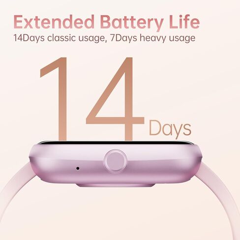 ساعة ذكية عالية الدقة بشاشة كبيرة، ساعات ذكية للنساء والرجال مع مكالمات بلوتوث واضحة، مراقبة صحية على مدار الساعة طوال أيام الأسبوع، تتبع اللياقة البدنية، ساعة تتبع اللياقة البدنية مقاومة للماء لنظام Android iOS in Kuwait