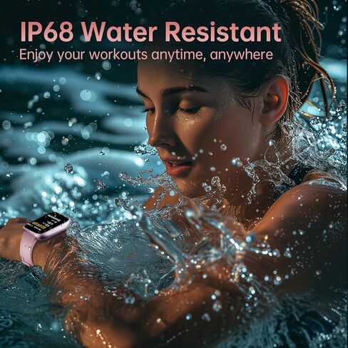 ساعة ذكية عالية الدقة بشاشة كبيرة، ساعات ذكية للنساء والرجال مع مكالمات بلوتوث واضحة، مراقبة صحية على مدار الساعة طوال أيام الأسبوع، تتبع اللياقة البدنية، ساعة تتبع اللياقة البدنية مقاومة للماء لنظام Android iOS in Kuwait