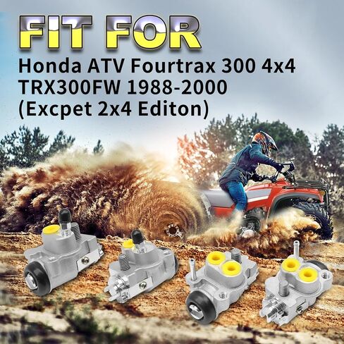 45310-HC5-006 Front Brake Wheel Cylinders Fit for Honda TRX300 Fourtrax 300 1988 1990-2000 (Only for FW Editon), Fit for TRX350 Fourtrax Rancher 350 2000-2003 in Saudi Arabia