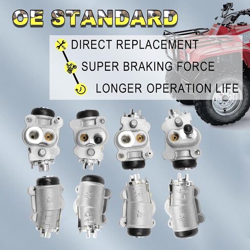 45310-HC5-006 Front Brake Wheel Cylinders Fit for Honda TRX300 Fourtrax 300 1988 1990-2000 (Only for FW Editon), Fit for TRX350 Fourtrax Rancher 350 2000-2003 in Saudi Arabia