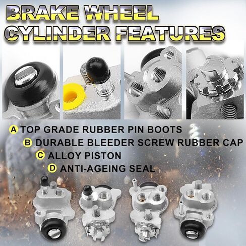 45310-HC5-006 Front Brake Wheel Cylinders Fit for Honda TRX300 Fourtrax 300 1988 1990-2000 (Only for FW Editon), Fit for TRX350 Fourtrax Rancher 350 2000-2003 in Saudi Arabia