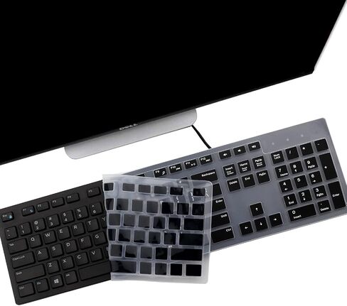 Keyboard Cover for Dell KB216 KB216p KB216d Keyboard/Dell KM636 Keyboard/Dell Optiplex 5250 3050 3240 5460 7450 7050 /Dell Inspiron AIO 3475 3670 3477 7700 All-in-one Desktop-Colorful in Saudi Arabia