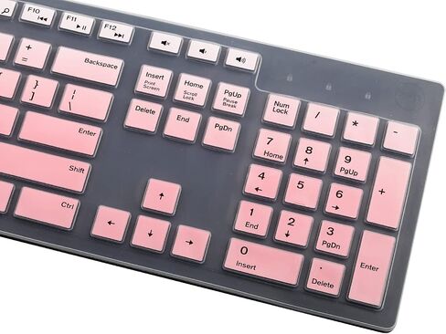 غطاء لوحة المفاتيح للوحة المفاتيح Dell KB216 KB216p KB216d / لوحة المفاتيح Dell KM636 / Dell Optiplex 5250 3050 3240 5460 7450 7050 /Dell Inspiron AIO 3475 3670 3477 7700 سطح المكتب - ملون in Kuwait