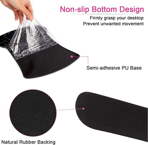 لوحة ماوس مصبوغة مع دعم للمعصم ومجموعة جل لدعم لوحة المفاتيح للرجال والنساء والأطفال والكمبيوتر المحمول والمكتب والمنزل in Kuwait