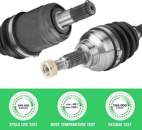 Youxmoto Front Left+Right CV Axle & Wheel Bearing Kit for Honda FourTrax Foreman TRX 450 ES/S (TRX450FE TRX450FM) 1998 1999 2000 2001 2002 2003 2004; 4340 Chromoly Steel Drive Shaft in Saudi Arabia