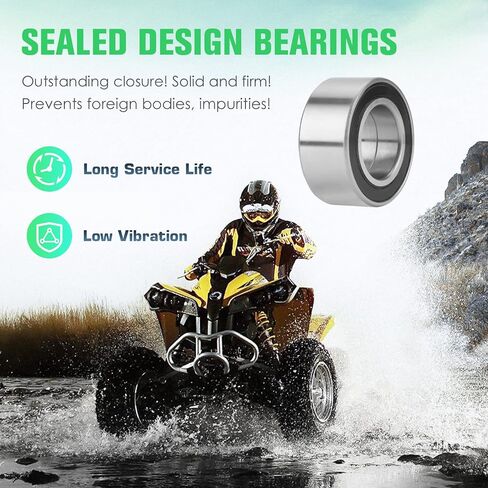 Youxmoto Front Left+Right CV Axle & Wheel Bearing Kit for Honda FourTrax Foreman TRX 450 ES/S (TRX450FE TRX450FM) 1998 1999 2000 2001 2002 2003 2004; 4340 Chromoly Steel Drive Shaft in Saudi Arabia