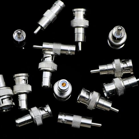 XINMKA BNC to RCA Adapter with BNC Male to RCA Female Connector Adapter, BNC Female to RCA Male Plug Adapter and BNC Male to RCA Male Plug Adapters for CCTV Security Camera Surveillance Video 30Pcs in Kuwait