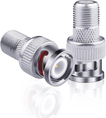 F to BNC Connector 22 Pcs BNC Male to F Female Coax Coaxial Plug Adapter in Saudi Arabia
