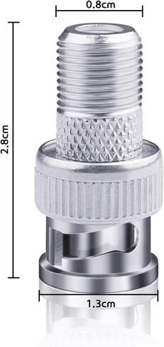 F to BNC Connector 22 Pcs BNC Male to F Female Coax Coaxial Plug Adapter in Saudi Arabia