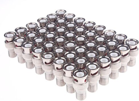 F to BNC Connector 22 Pcs BNC Male to F Female Coax Coaxial Plug Adapter in Saudi Arabia