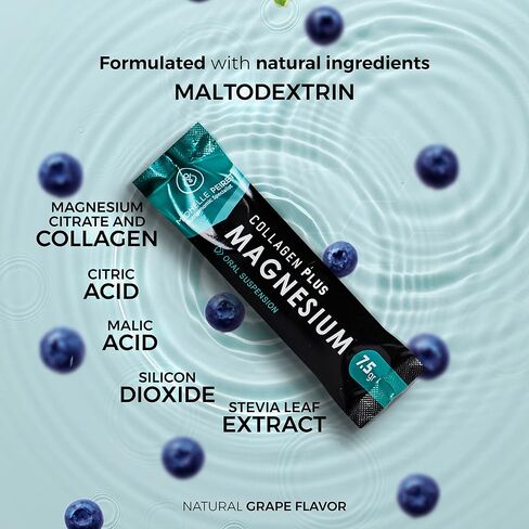 Magnesium Collagen Plus (Powder) | Nutrient-Rich Formula | High Absorption Collagen Powder | 30 Servings | in Saudi Arabia