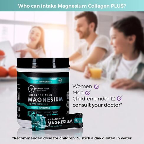 Magnesium Collagen Plus (Powder) | Nutrient-Rich Formula | High Absorption Collagen Powder | 30 Servings | in Saudi Arabia