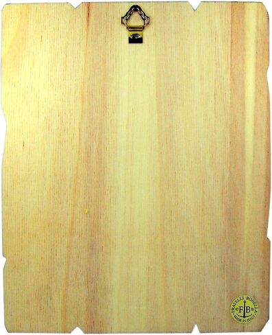Laser Cut Wood Immaculate Heart of Mary Icon Wall Plaque, 9 1/4 Inch in Saudi Arabia