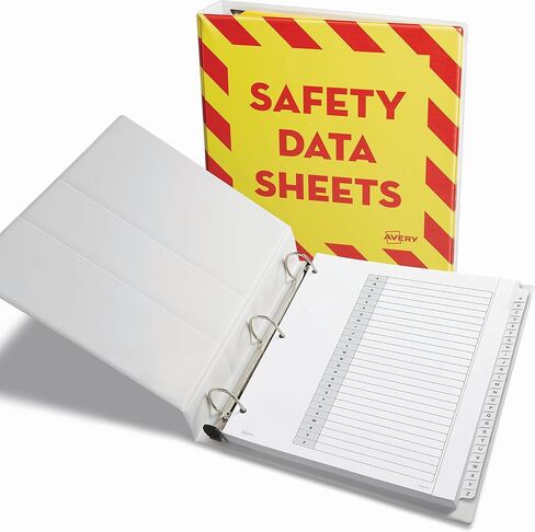 Avery Insertable Style Edge Pocket Plastic Dividers for 3 Ring Binders, 5 Tab Set, Multicolor, Works with Sheet Protectors, 1 Set (11292) in Saudi Arabia