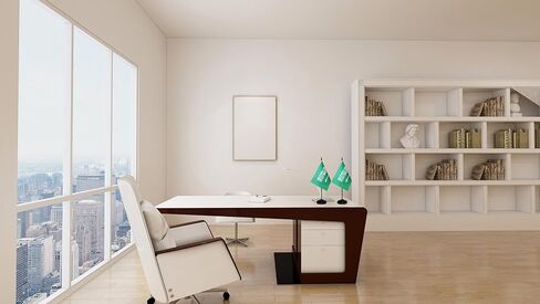 Jordan Jordanian Small Mini Desk Flag Set Miniature Jordan Jordanian Table Office Flag with 13" Black Pole, Black Base, Miniature Jordan Deluxe Desktop Flag(2 Pack) in Kuwait