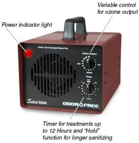Autel 1000 Ozone Machine Odor Removal for Eliminating Smells and Permanently Removing Pet, Car and Musty Odors - Ozone Generator for Autos, Hotels and Small Spaces With Short Treatment Times in Saudi Arabia