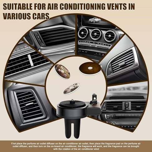 14PCS Air Freshener Car Record Player, Car Vent Clips Decoration Record Player Design, Album Cover Car Accessories for Fans Music Lovers in Kuwait