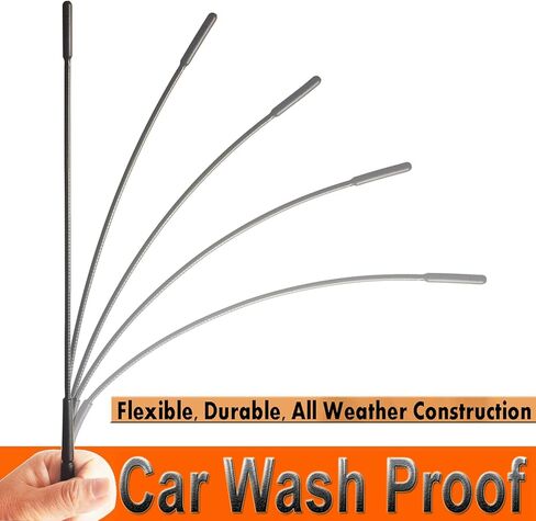 13 inches Antenna for Dodge Caliber (2007-2012), Dodge Caravan (1997-2007), Dodge Neon (1997-2005), Dodge Ram Van (1984-2003), Dodge Coronet (1949-1972), Flexible Rubber Antenna Replacement in Kuwait