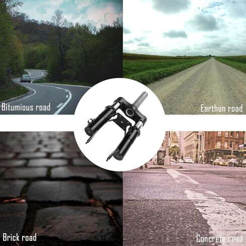 تعليق أمامي لـ XIAOMI M365 1S Pro Pro2 شوكة تعليق دراجات كهربائية ممتصة للصدمات مجموعة ملحقات التعليق الأمامي مع حزام مقبض سترة أمان عاكسة in Kuwait