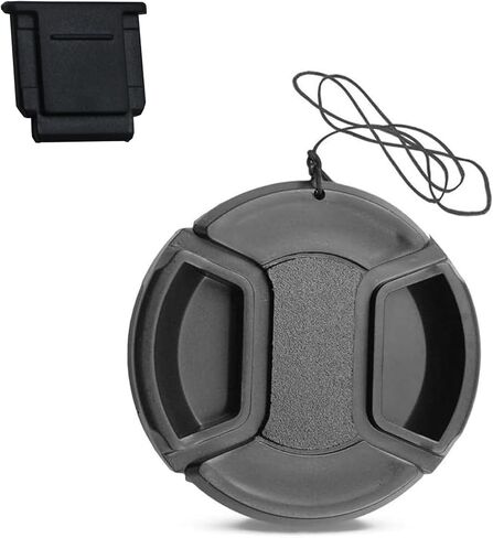 غطاء عدسة 58 مم غطاء عدسة أمامي مركزي أمامي لكاميرات Canon Nikon Sony Olympus الرقمية SLR وغيرها من عدسات الكاميرا ذات خط الفلتر 58 مم in Kuwait