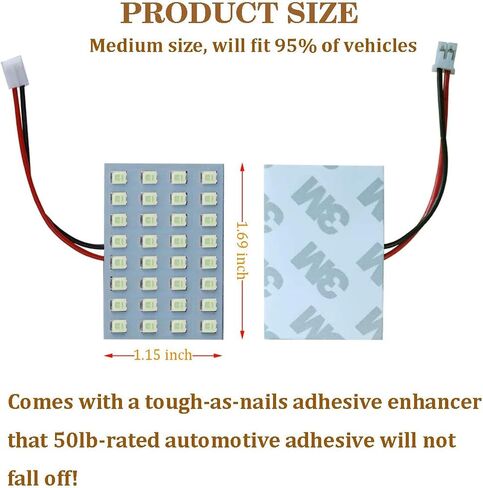 إكسسوارات مصابيح السيارة الداخلية LivTee LED مع 194 168 T10 / DE3175 / BA9S / 6418/211-2 578 إضاءة بديلة للفستون للسيارات والشاحنات والتخييم، مصابيح داخلية LED لخريطة قبة صندوق السيارة، أبيض in Saudi Arabia