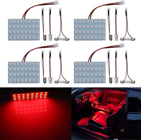 إكسسوارات مصابيح السيارة الداخلية LivTee LED مع 194 168 T10 / DE3175 / BA9S / 6418/211-2 578 إضاءة بديلة للفستون للسيارات والشاحنات والتخييم، مصابيح داخلية LED لخريطة قبة صندوق السيارة، أبيض in Saudi Arabia