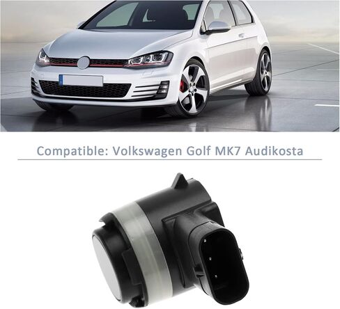 استبدال مستشعر مواقف السيارات SING F LTD 5Q0919275B 5Q0919275 متوافق مع مستشعر وقوف السيارات VW Cadillac MK4/ Golf/Jetta/Passat باللون الأسود in Kuwait