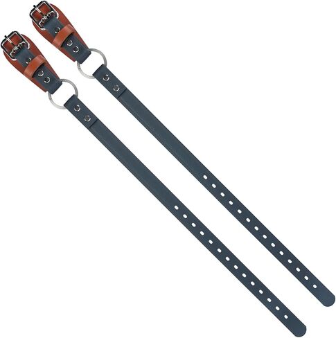 MELOTOUGH Leather Split Ring Lower Climber Straps with Metal Buckle Adjustable (with Split Ring) in Saudi Arabia