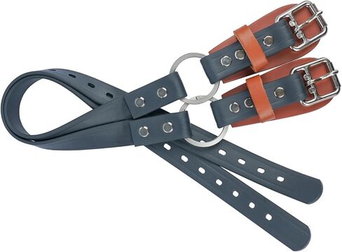 MELOTOUGH Leather Split Ring Lower Climber Straps with Metal Buckle Adjustable (with Split Ring) in Saudi Arabia