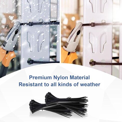 العلاقات البريدي كابل منطقة باردة 100 حزم البريدي العلاقات السوداء الثقيلة 12 بوصة العلاقات سلك النايلون لحديقة التخييم المنزل مكتب in Kuwait