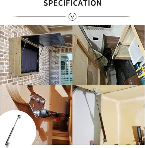 Gas Spring Gas Struts Gas Shock Lift Supports for Window Home (42.6cm 450N 16.37inch 99lb) in Saudi Arabia