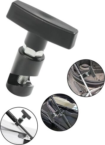 Hood Lift Lever Holder,Lift Support Clamp with Brass Core Protection,Car Accessories Car Hood Struts Hood Clamps and Spark Plug Caliper for Car Engine Hoods,Tailgates,Hatch Struts (Black) in Saudi Arabia