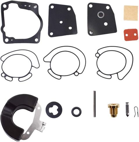 WFLNHB 6 x Carburetor Repair Kit replacement for Johnson Evinrude V4, V6 (90 100 105 115 150 175 HP) 18-7247 436852 438996 in Saudi Arabia