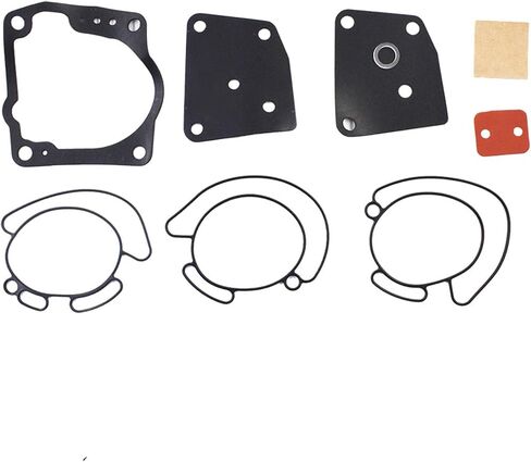 WFLNHB 6 x Carburetor Repair Kit replacement for Johnson Evinrude V4, V6 (90 100 105 115 150 175 HP) 18-7247 436852 438996 in Saudi Arabia