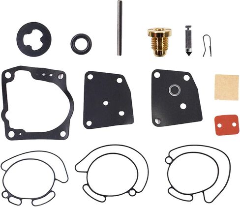 WFLNHB 6 x Carburetor Repair Kit replacement for Johnson Evinrude V4, V6 (90 100 105 115 150 175 HP) 18-7247 436852 438996 in Saudi Arabia