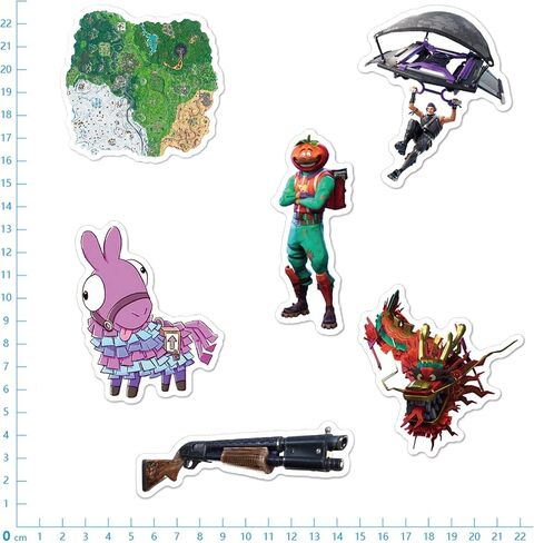 40pcs Non-repetitive Gaming Stickers for Water Bottles Laptop, 40 pcs Characters for Luggage Notebook Refrigerator Bicycle in Saudi Arabia