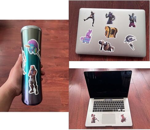 40pcs Non-repetitive Gaming Stickers for Water Bottles Laptop, 40 pcs Characters for Luggage Notebook Refrigerator Bicycle in Saudi Arabia