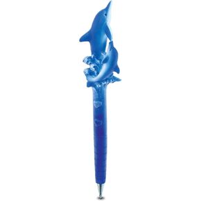 Planet Pens Dolphin and Calf Pen - Unique Office Supplies and Writing Pen, Cool School Supplies for Kids and Adults, Fun Pens for Adults, Ideal Animal Pens for Work and Decorations, Grading, Gifts