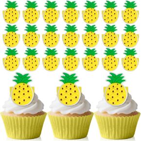 24 PCS Palette Cupcake Toppers Dessert Ring Cupcake Topper Art Paint Cake Toppers Painting Graffiti Art Party Favors Birthday Party Baby Shower Decor Supplies