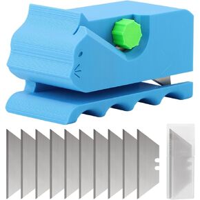 Cardboard Cutter for Cat Scratchers with 10pcs Blade, 3D Printed Kitten Shaped Cutter, DIY Cat Scratchers Cardboards Strip Tool, Cardboard Cutting Machine