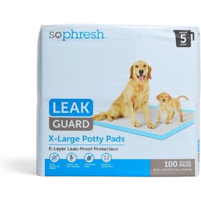 لذا فإن حارس تسرب Perresh x-large حارس القعادة المبطن ، عدد 100