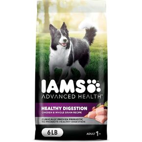 IAMS Advanced Health Healthy Digestion Adult Dry Dog Food with Real Chicken, 36 lb. Bag