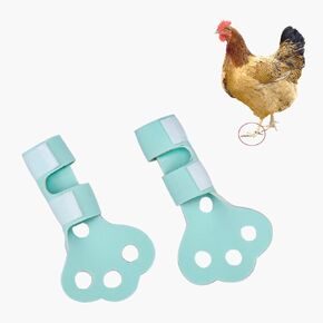 2 Pack Chicken Protective Shoes for Silkie Leghorn Hen Small Booster Regular Hen Feet Paws Bumblefoot