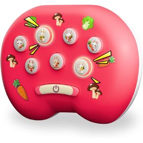 Whack A Game Fidget Toys for Kids Handheld Puzzle Game Sensory Toys, Quick Push Light Up Game Gifts for 3-12 Year Old Boys & Girls - Rabbit