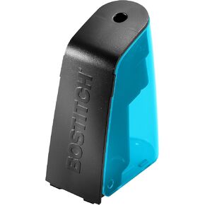Bostitch Office Battery Pencil Sharpener ، صينية مفصلية ، قلم رصاص ملون متوافق ، أسود (BPS2-Black) (BPS2-Blue)