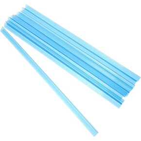 Angoily 10pcs Pull Binder Bookbinding Grip A4 Binding Bars for Report Covers Clear Binder Clips Office Binding Bars Slide Color Sliding Bar File Folder Book Slide Binders Strips Abs Blue