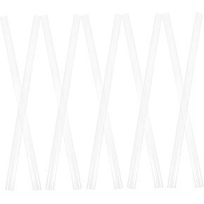ARTIBETTER 10pcs Transparent Folder Books Spine Bars Clips Book Binding Materials Clear Report Binding Bars Clear Grip Binding Bars for Book Bookbinding Clips Loose Leaf Binder Plastic