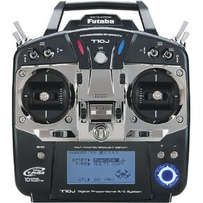 Futaba 10JA 10-Channel 2.4GHz Mode 2 Air T-FHSS Computer Radio Transmitter with R3008SB Receiver