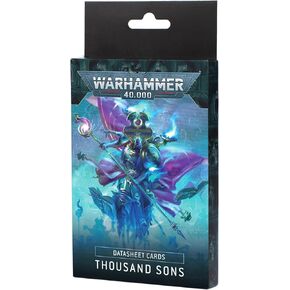 Games Workshop Warhammer 40K Thousand Sons Datasheet Cards